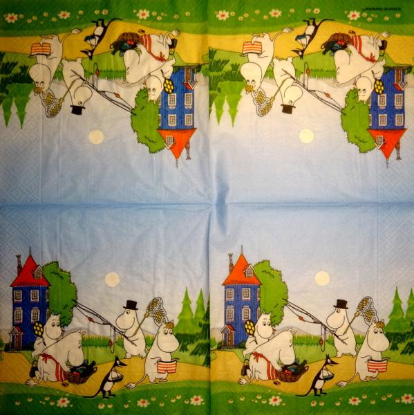 388 Known Figures - 3-ply -  - Moomin
